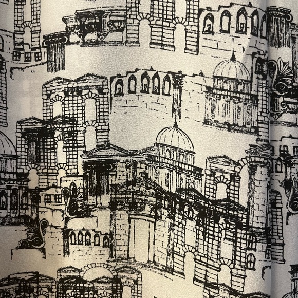 Next black and white v neck sleeveless top. - Picture 3 of 4